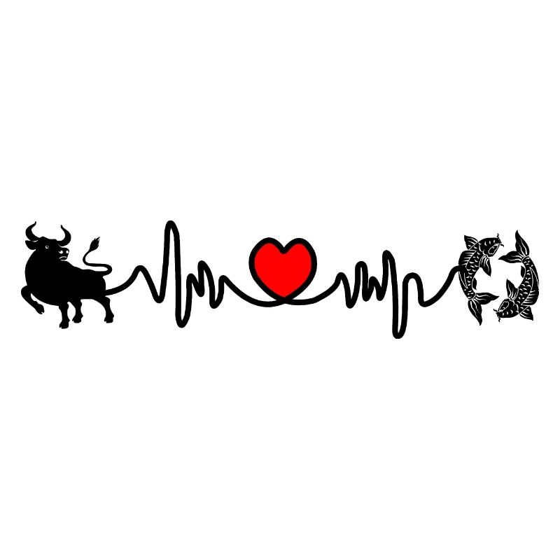 Herzfrequenz Cardio Stier Fische