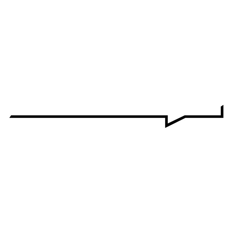 Balken-Sprechblase