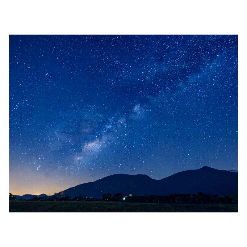 Starry Sky Night Mountain