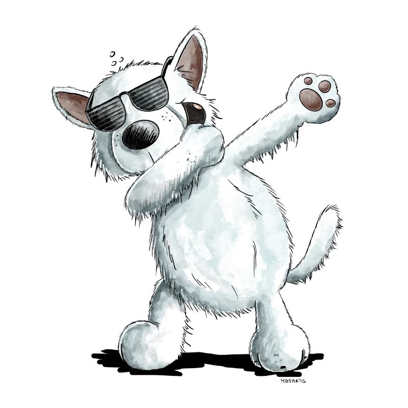 Dab Dance Deutscher Weißer Schäferhund I Schweizer