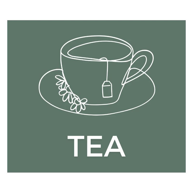 Tea Cup Line Drawing