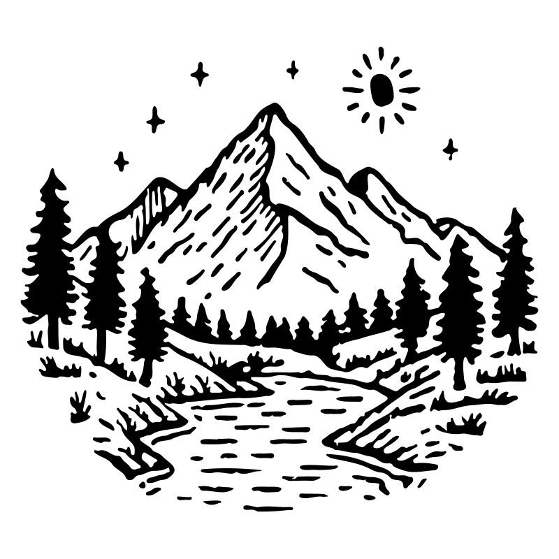 Berge Landschaft Wald