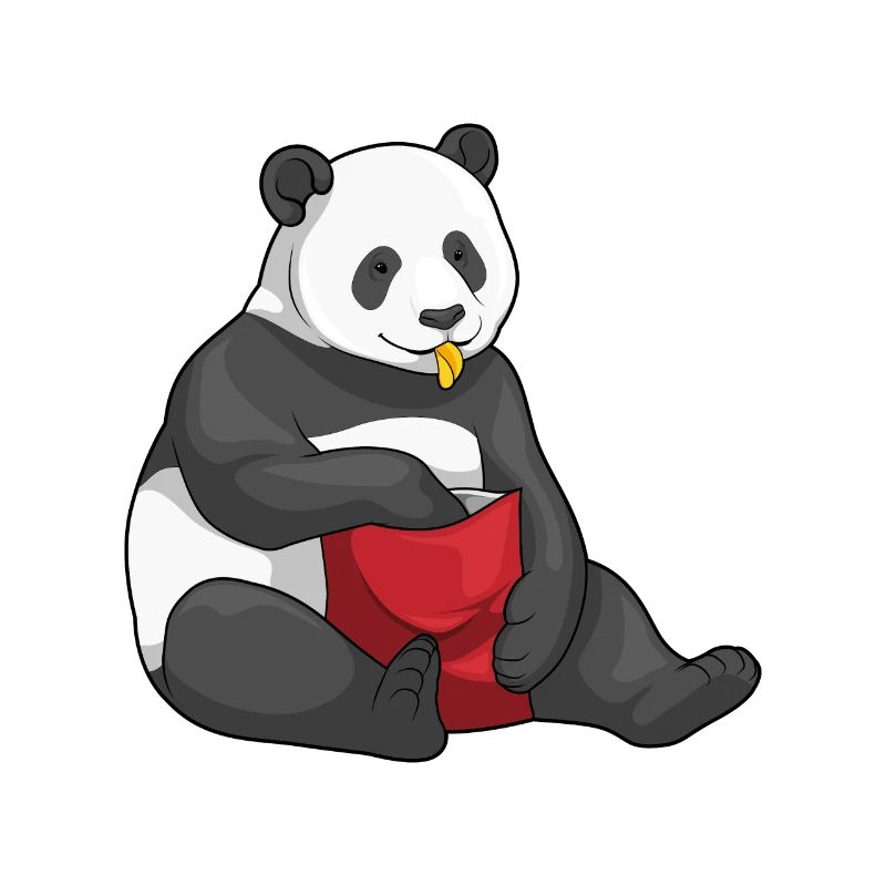 Panda Chips Sac à puces
