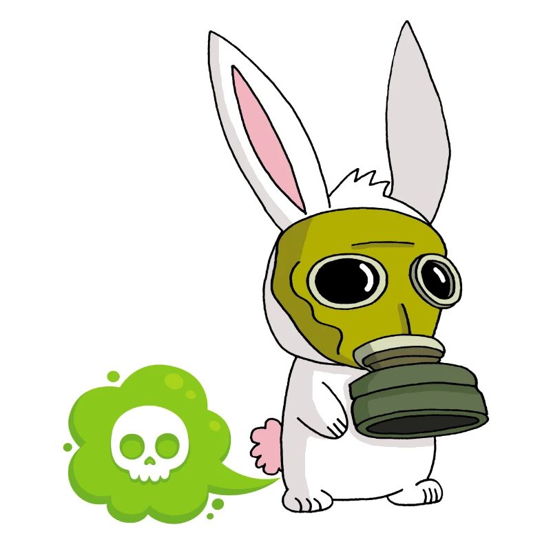 Lapin mignon qui pète