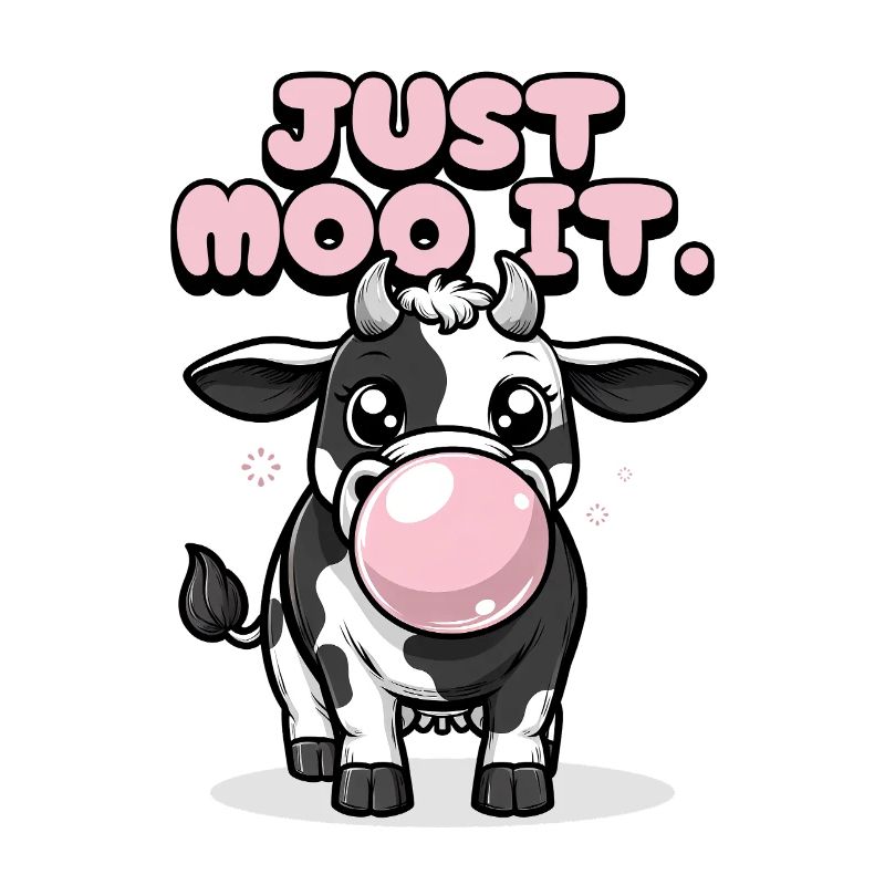 Just Moo It - Drôle de vache avec chewing-gum