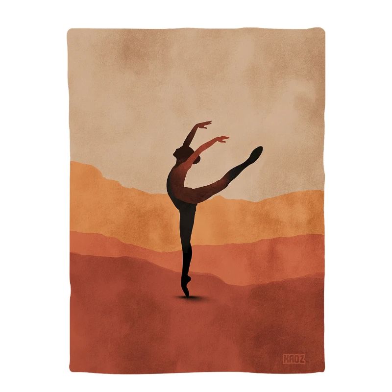 Silhouette de danseuse du désert
