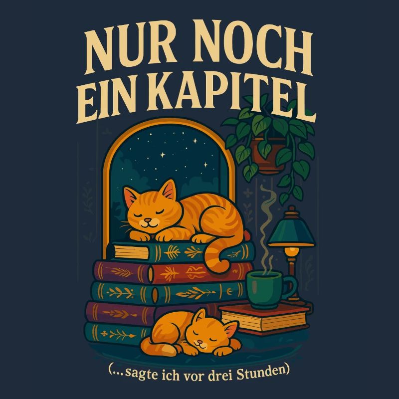 Reading Cat Bookworm, Only One More Chapter
