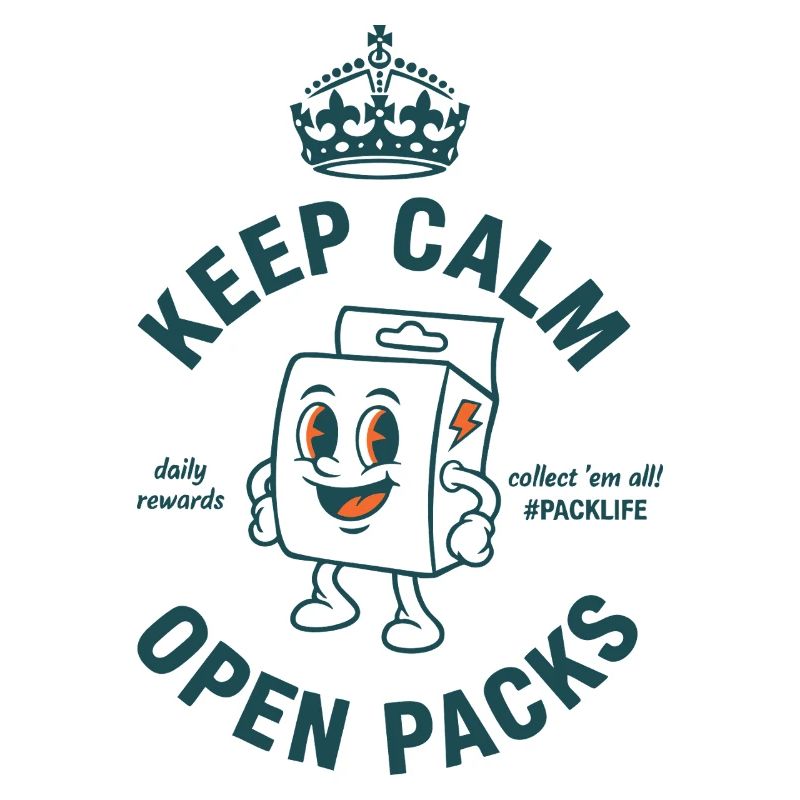 Keep Calm Open Packs Sammelkarten-Packlife