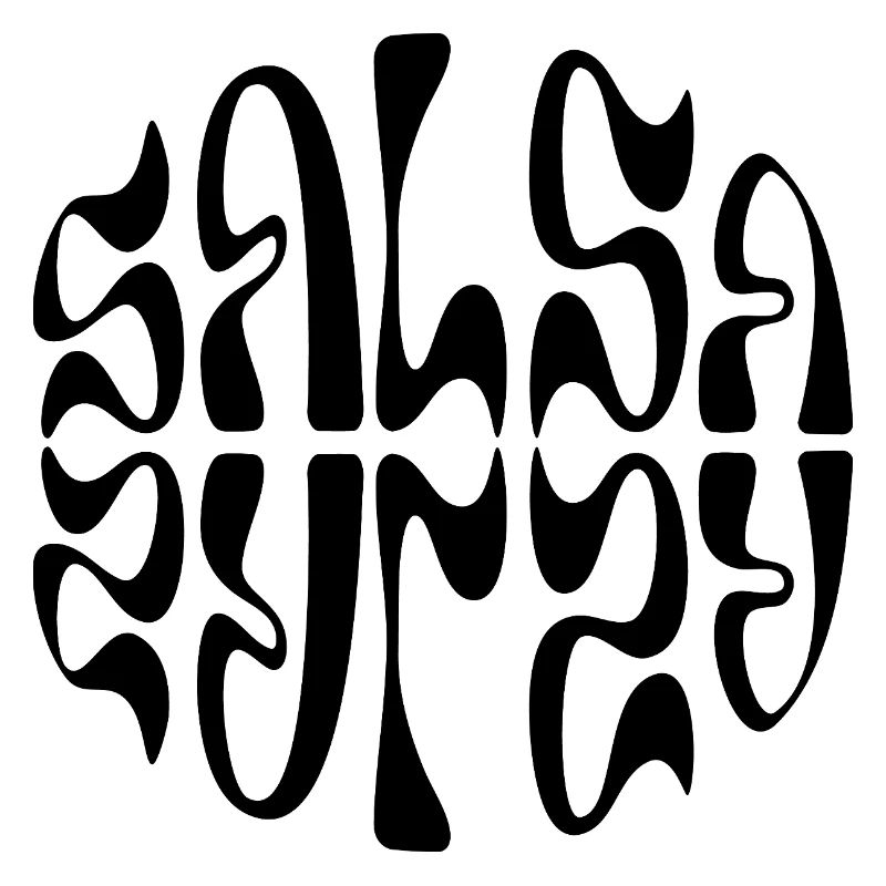 Conception de logo typographique Salsa