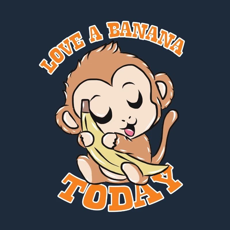 Affe Banane