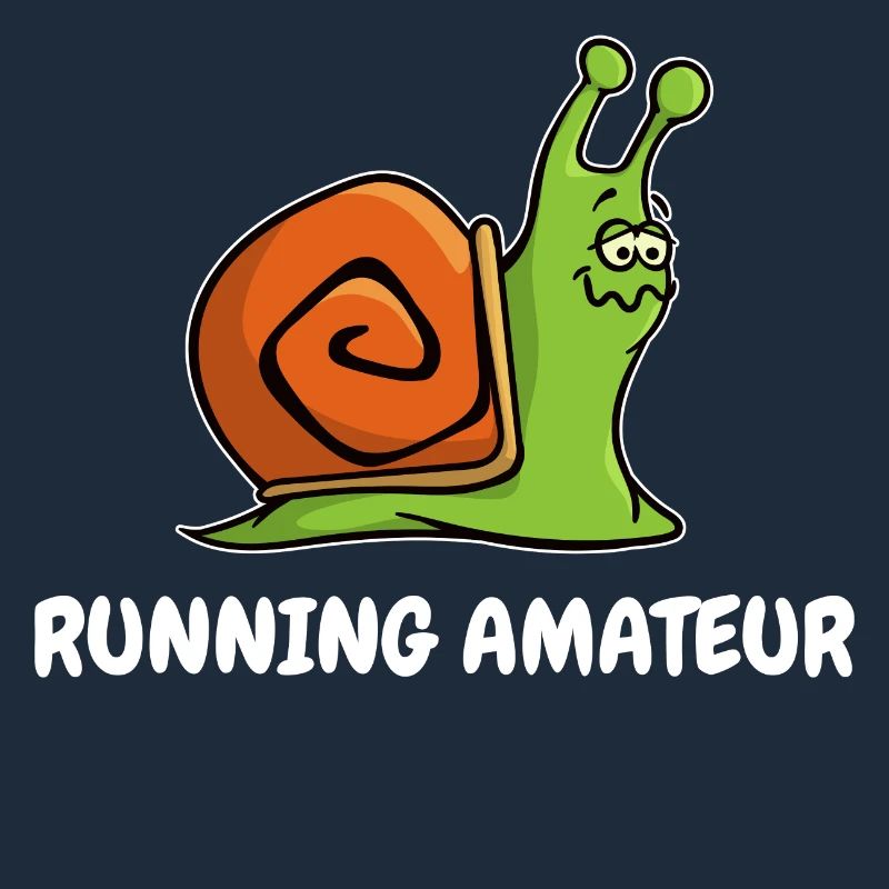 Snail's pace Running Jogging Racing Sports Funny