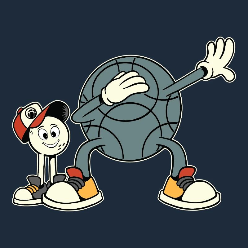 Dabbing boulet de petanque tenue pour boulet
