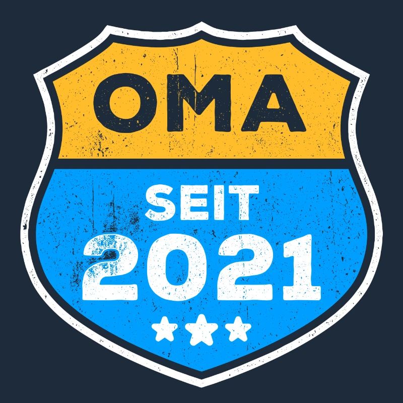 Seniorin Oma Großmutter Statement Ruhestand