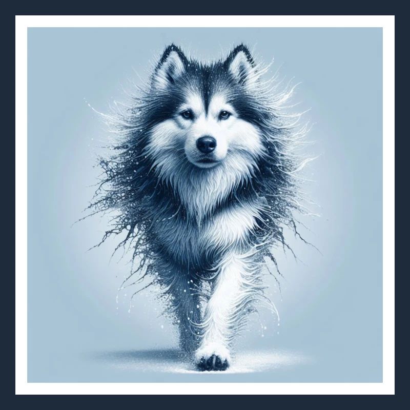 Schlittenhund
