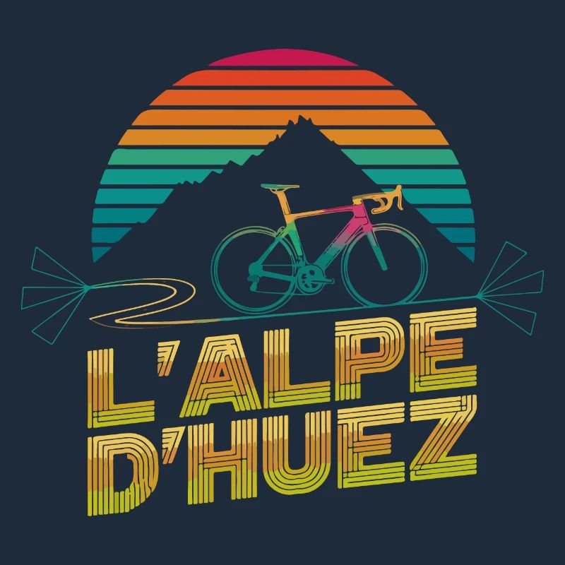 L’Alpe d’Huez Retro Cycling