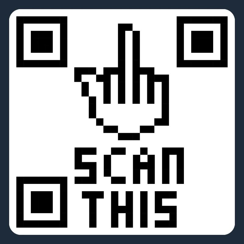 QRcode doigt d'honneur