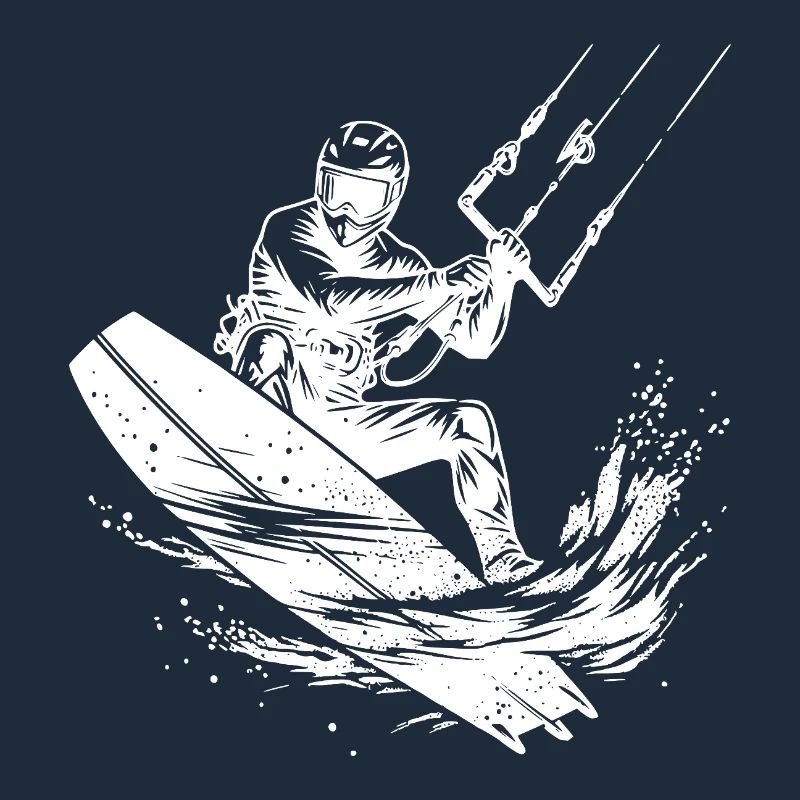 Kitesurf, eau de mer, vent, plaisir à vélo