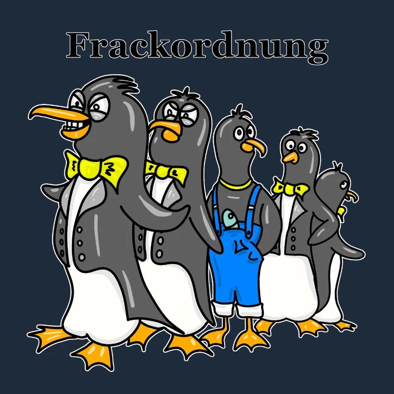 Tailcoat Order - Funny Penguin Cartoon