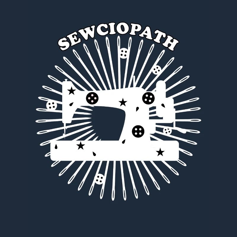 Sewing Machine Design - White