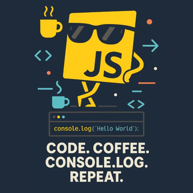 Code Coffee Console.log Repeat JavaScript Program