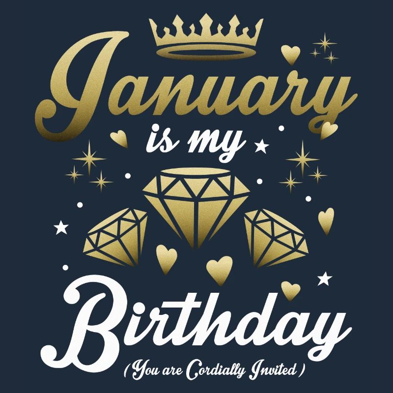 Januar Geburtstags Kind