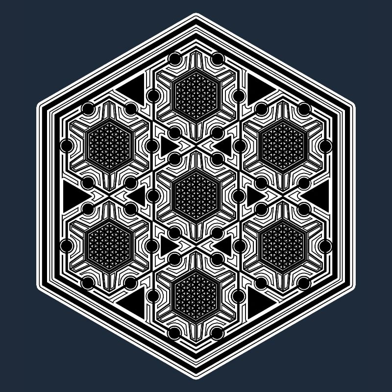 Rave Festival Psytrance Mandala Geometry Pattern
