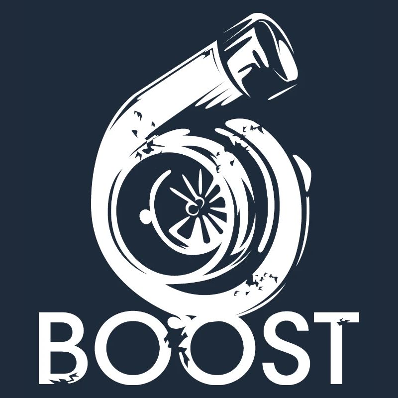 Boost Engine Icon Turbo Illustration Racing Tuner