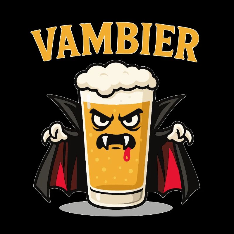 Vambier Vampire Beer Pun Halloween