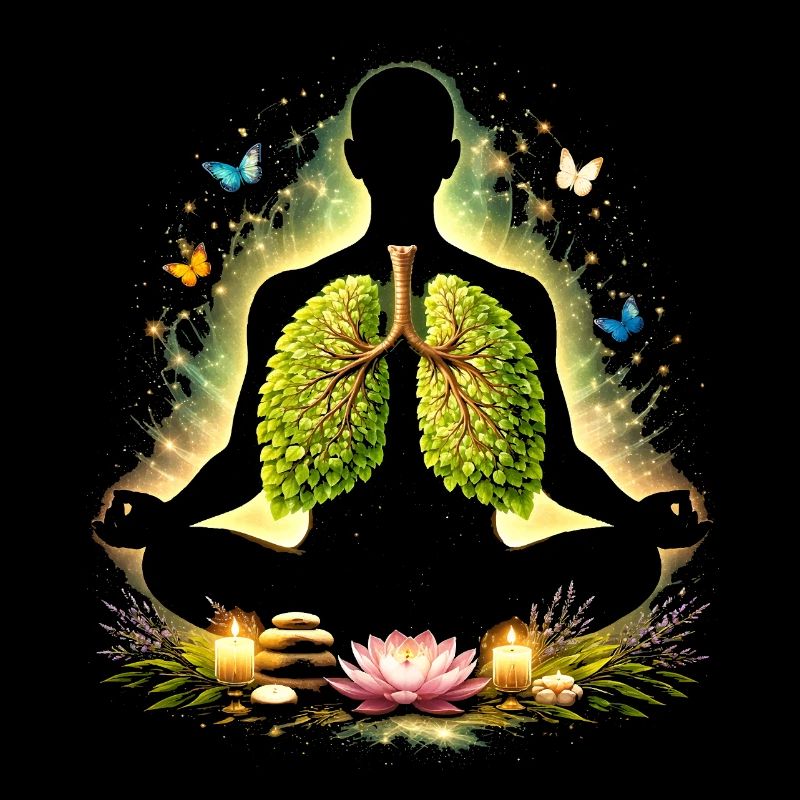 Méditation Respiration Nature Conception pulmonaire