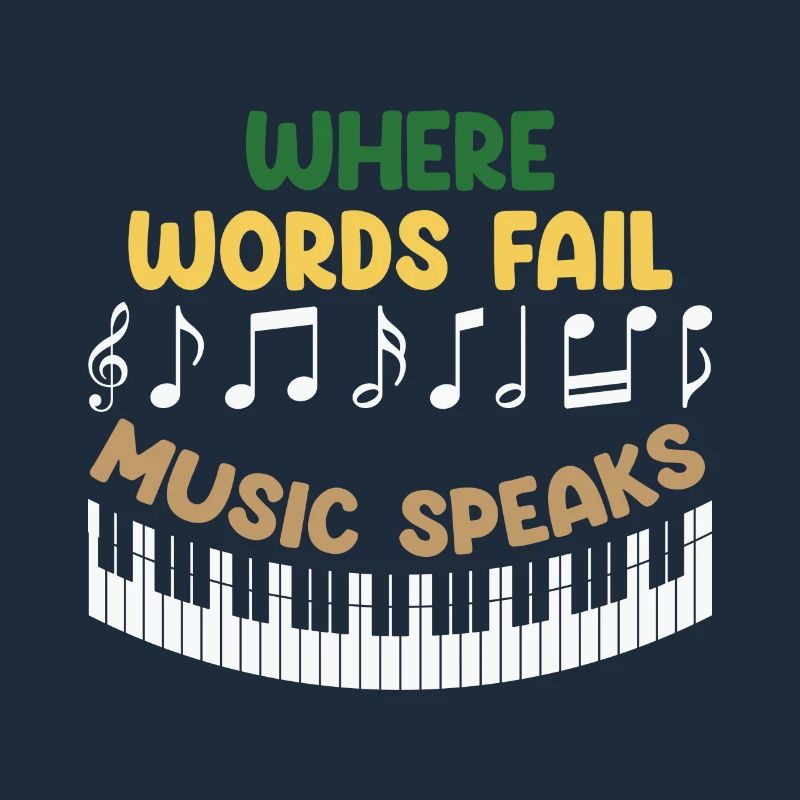 Conception musicale avec des messages de motivation