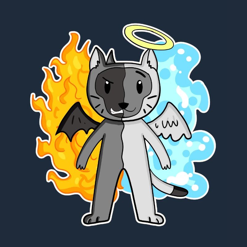 Cat Cat Breed Burma - Angel and Devil