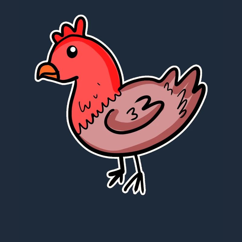 Bande dessinée de poulet