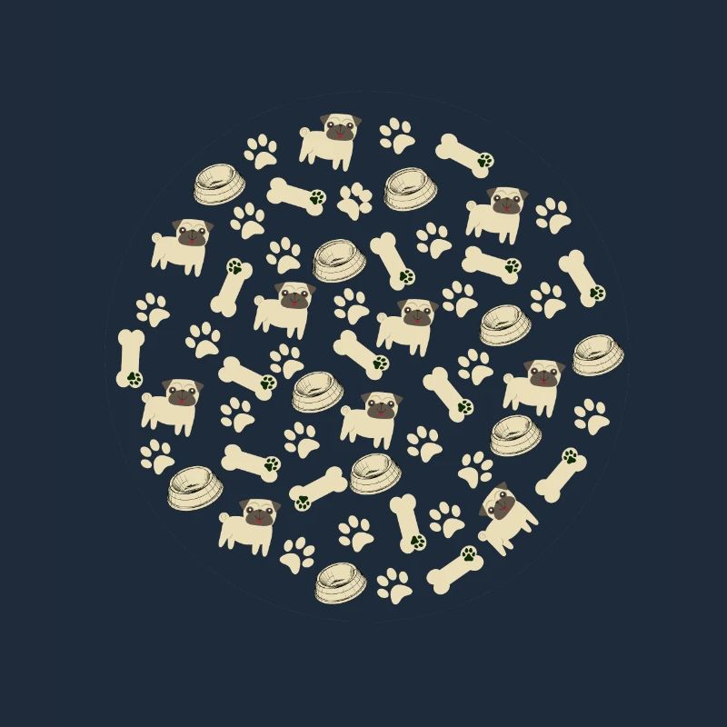 Pug Pattern - Pug Lovers Apparel