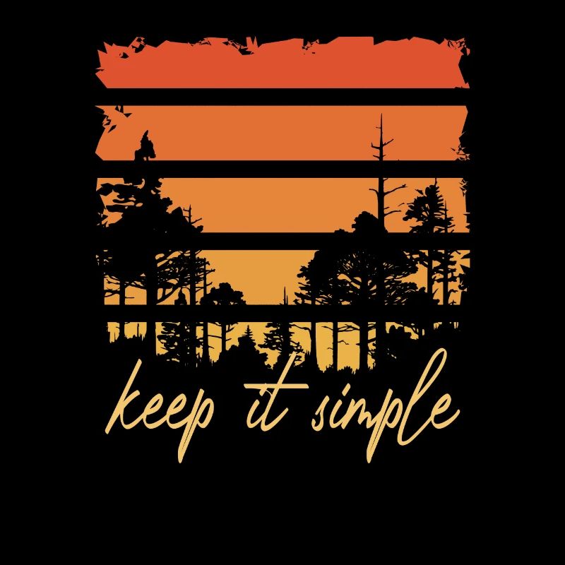 Keep It Simple Zelt Camping Natur Berge Minimalist