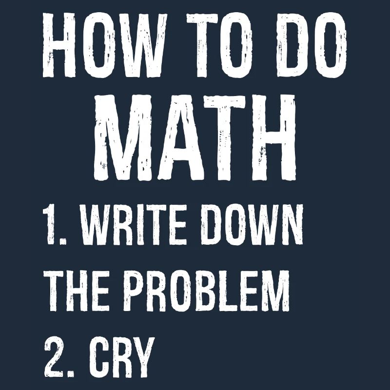 how to do math funny shirt