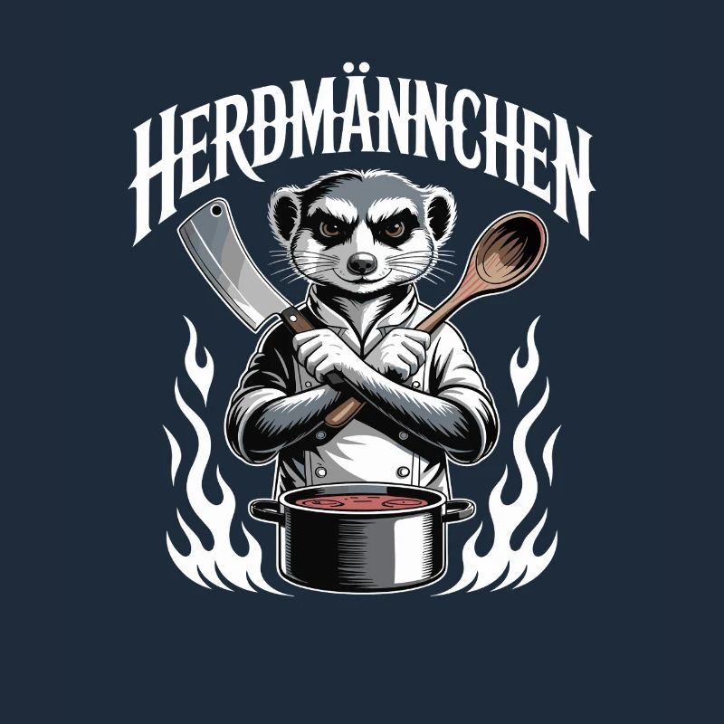 Herdmannchen Kochen Lustiger Koch Herdmannchen