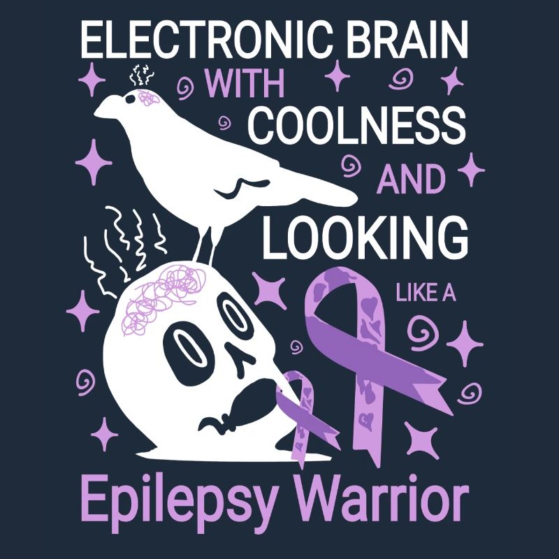 Electronic brain funny Epilepsie Spruch 