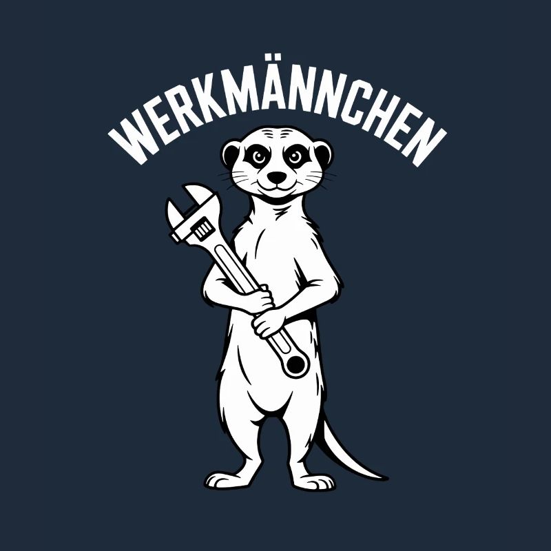 Erdmännchen Echter Heimwerker Mann Handwerker