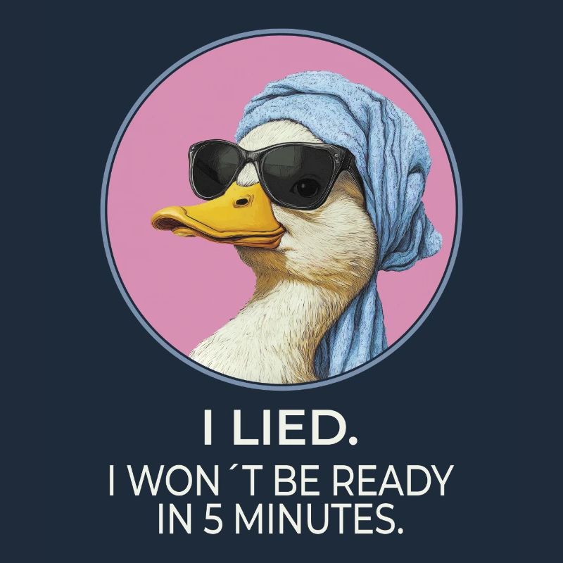I Lied Duck – Lustiges Statement Design