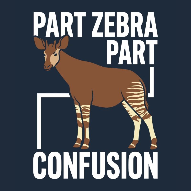 Okapi-liebhaber Okapi-tier Seltene Tierweltliebe