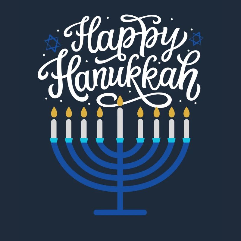 Joyeux Menorah de Hanoucca