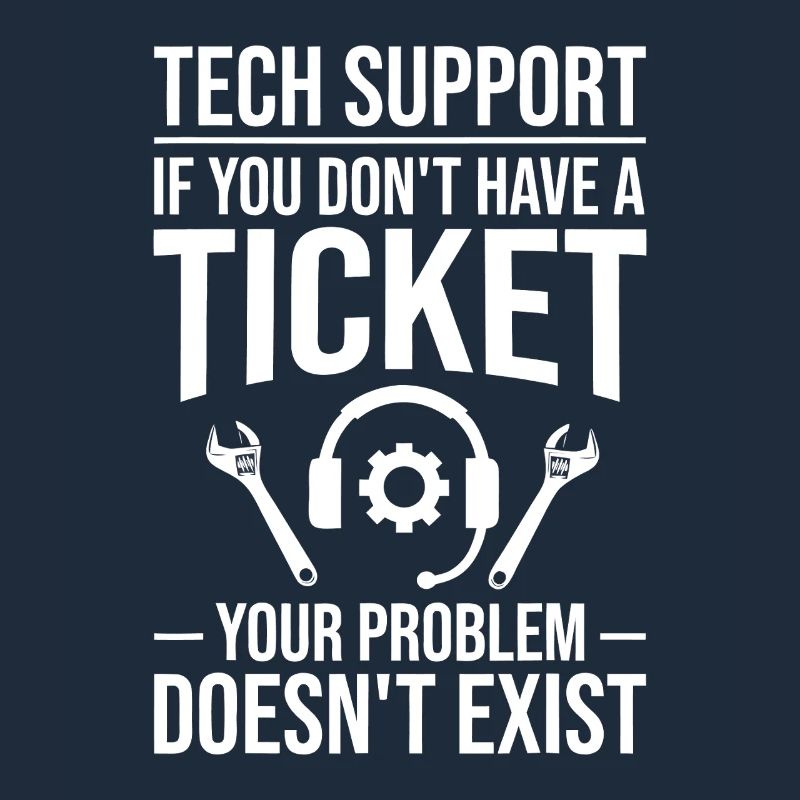 Mème du ticket de support technique