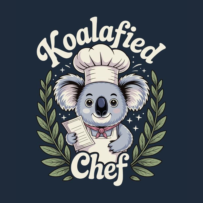 Funny Koalafied Chef Cute Koala Chef
