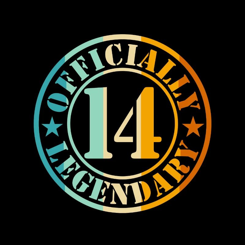 14. Geburtstag Junge Mädchen Legende Level 14