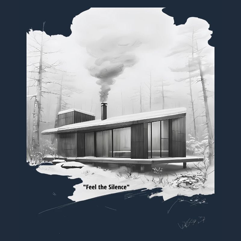 Cabine Moderne Silencieuse d’Hiver