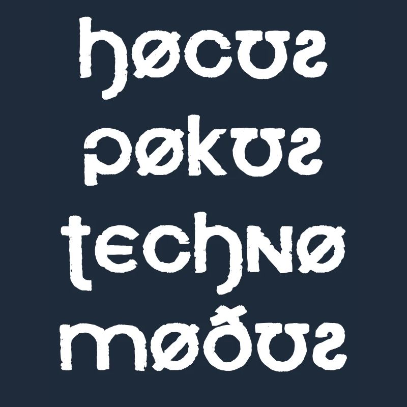 Hocus Pocus Techno Modus Font