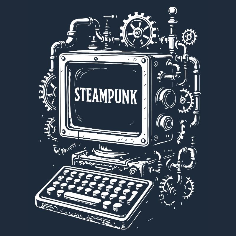 Steampunk Computer Getriebe