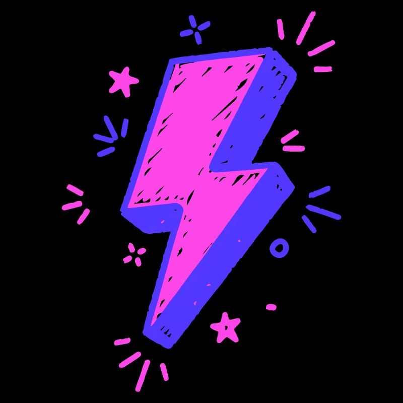 Vibrant Colorful Beam for Prints