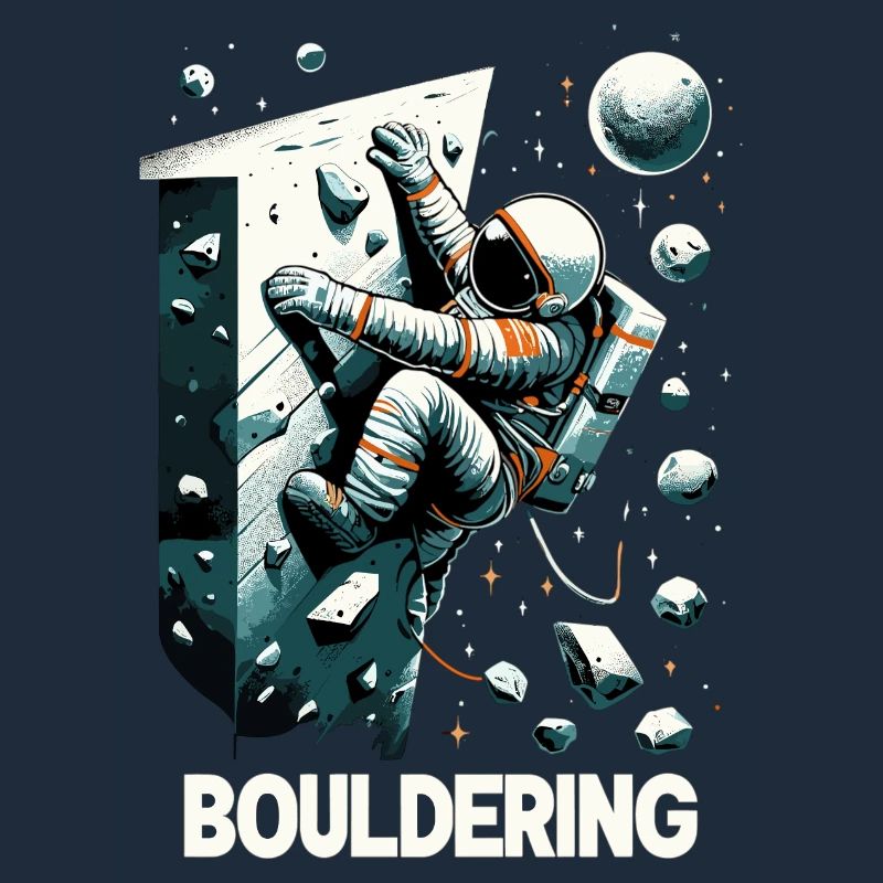 Bouldering Astronaut Spaceman Gift
