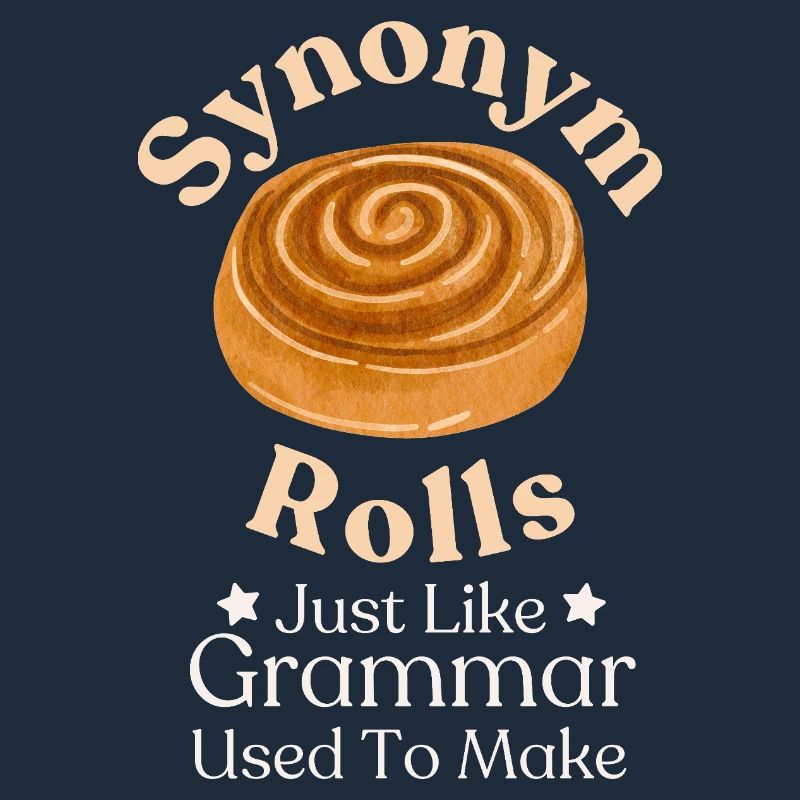 Whimsical Cinnamon Roll Typography Design